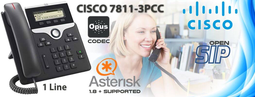 Cisco CP-7811-3PCC Open SIP Phone Ethiopia