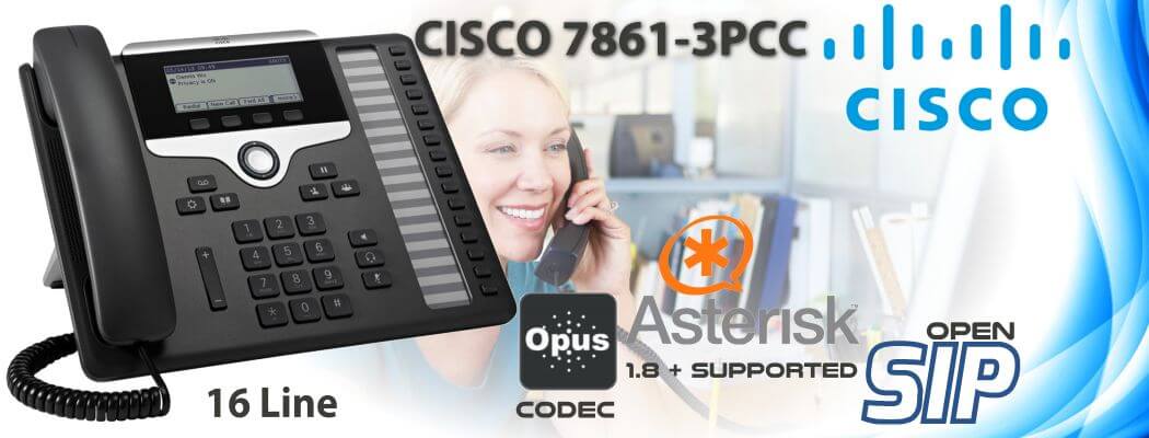 Cisco CP-7861-3PCC Open SIP Phone Ethiopia