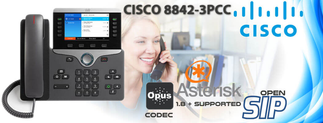 Cisco CP-8842-3PCC Open SIP Phone Ethiopia