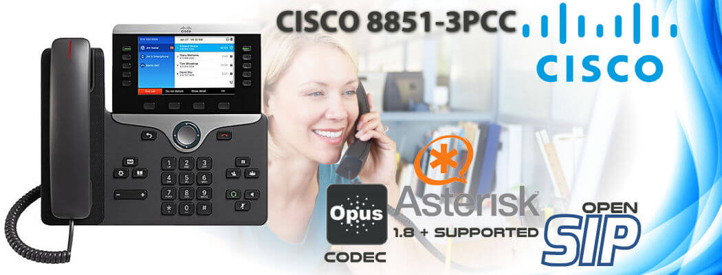 Cisco CP-8851-3PCC Open SIP Phone Ethiopia