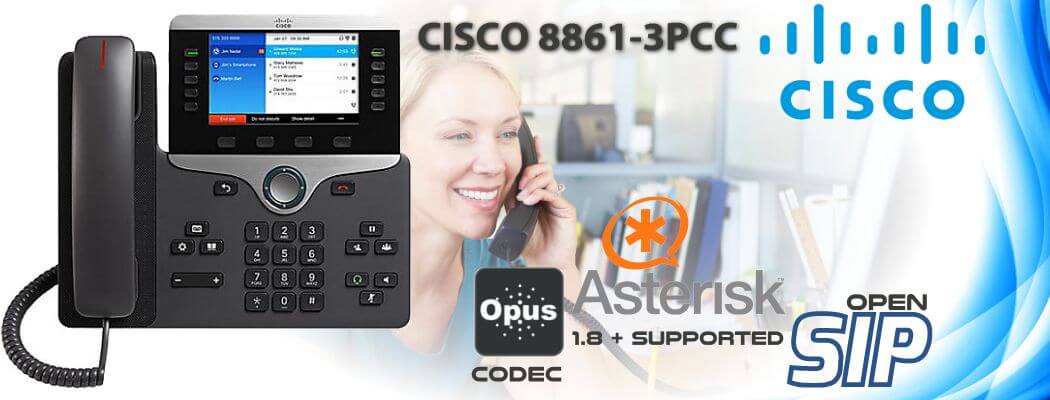 Cisco CP-8861-3PCC Open SIP Phone Ethiopia